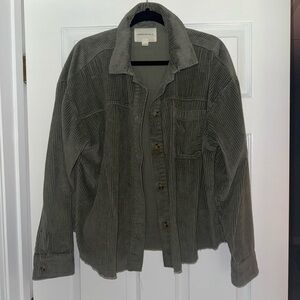 Corduroy Green Jacket